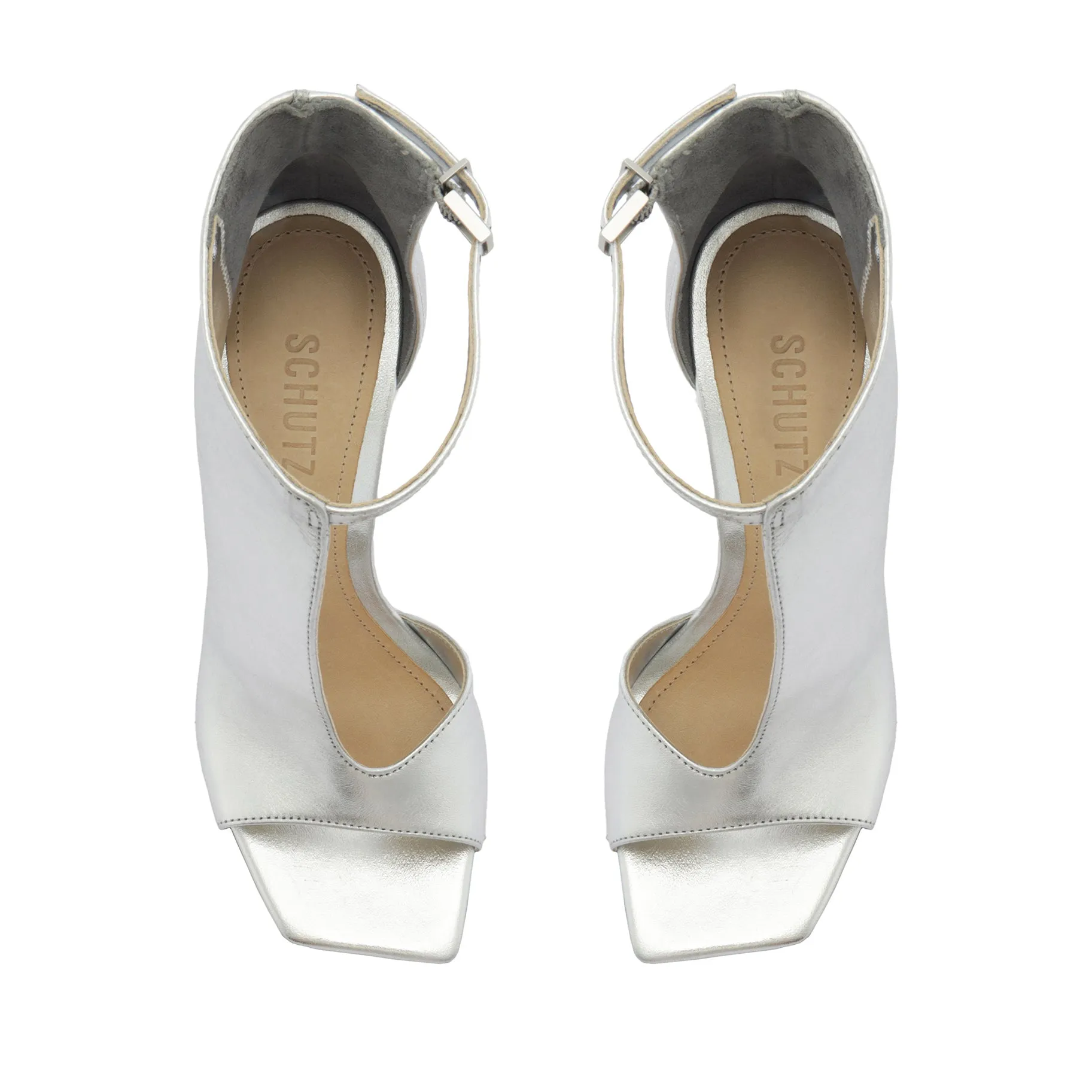 Alina Metallic Leather Sandal