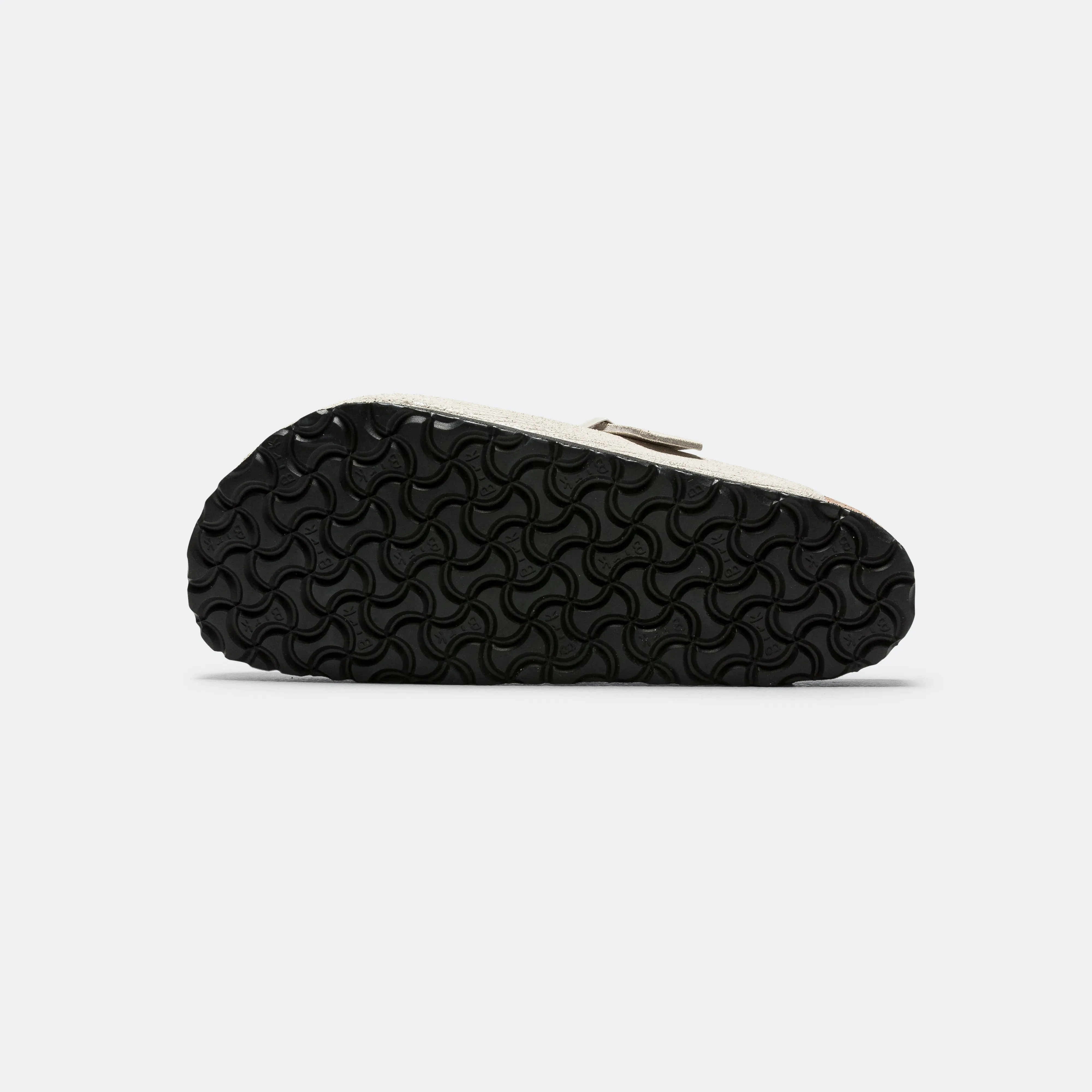 Boston - Corduroy Embossed Antique White Suede