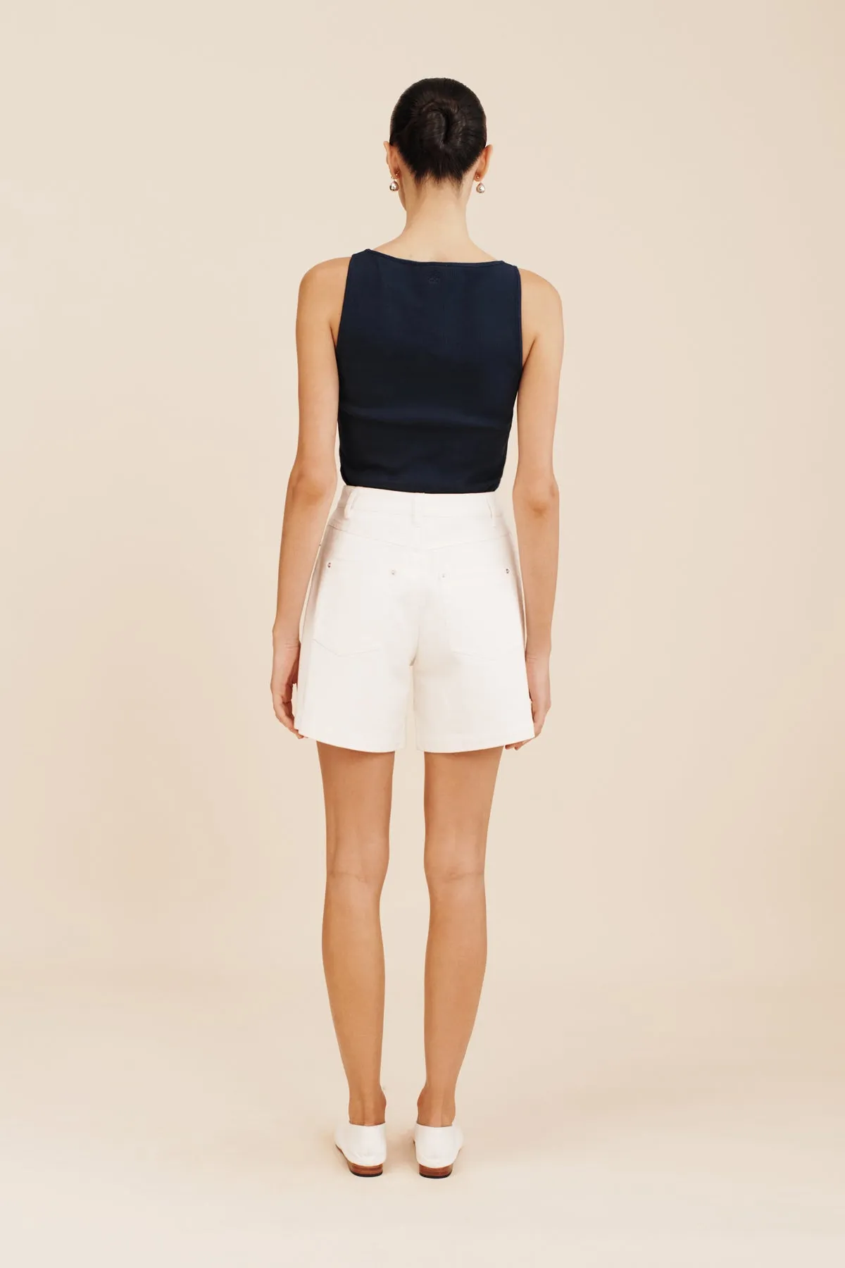 BRODY SHORT - VINTAGE WHITE