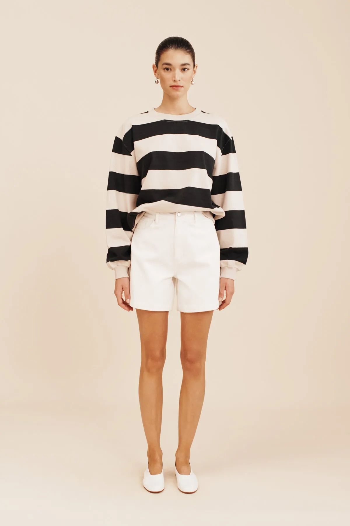 BRODY SHORT - VINTAGE WHITE