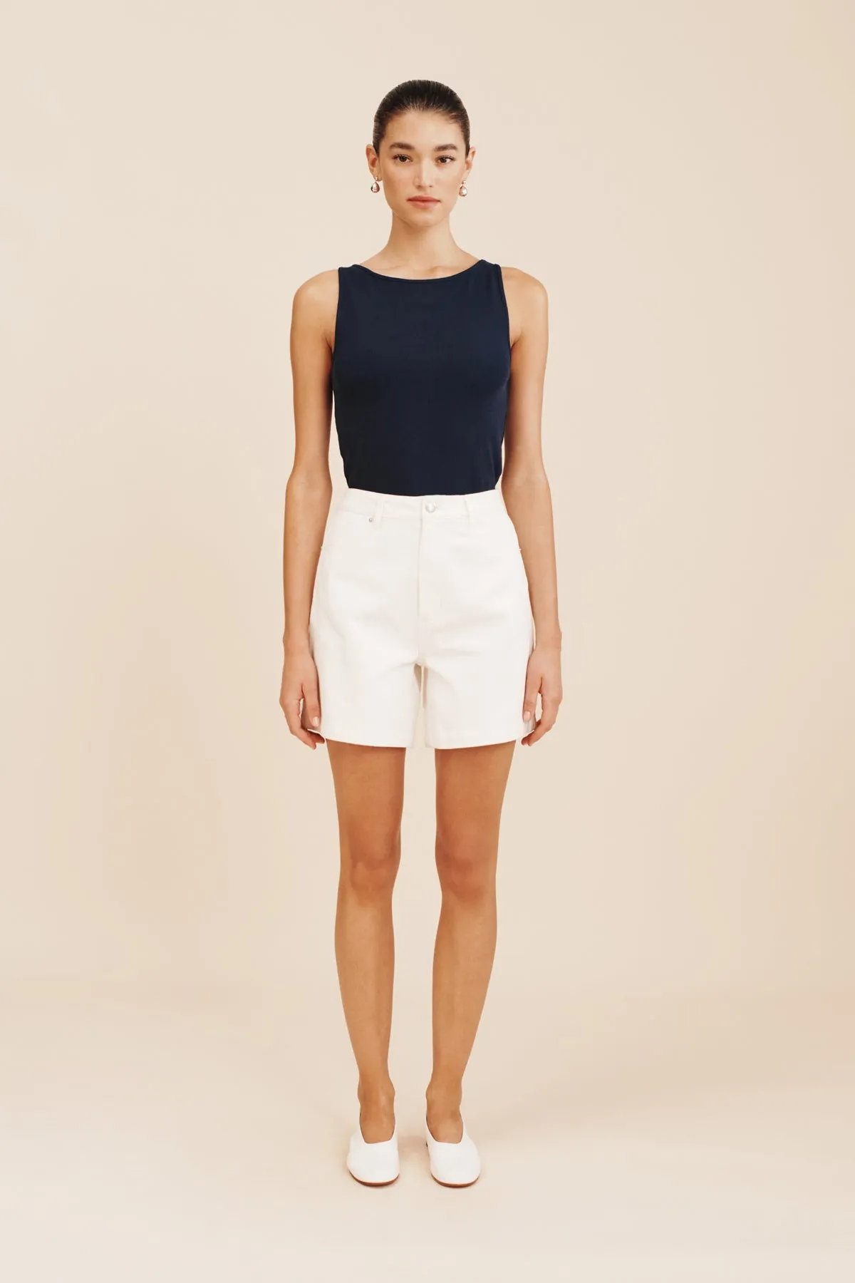 BRODY SHORT - VINTAGE WHITE