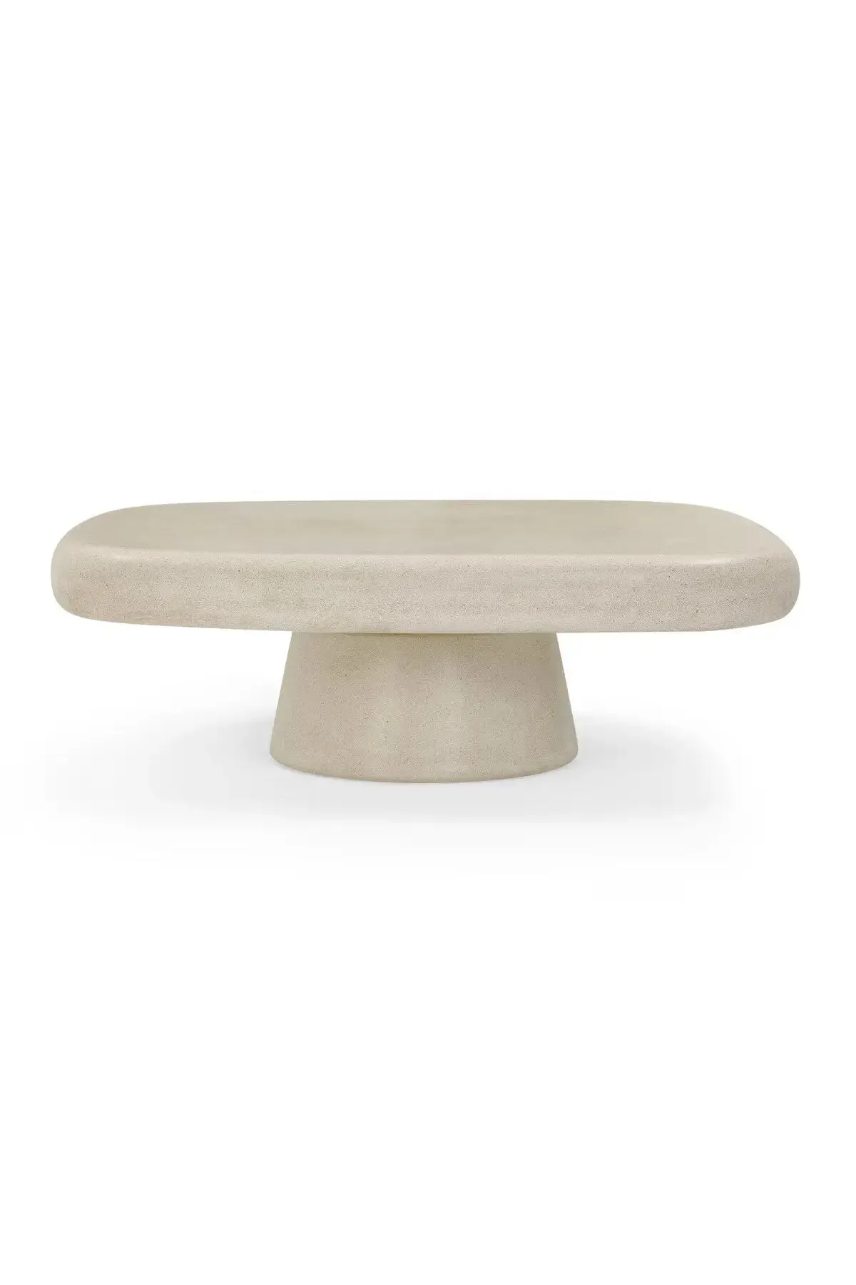 Darial Sandstone Indoor/Outdoor Coffee Table