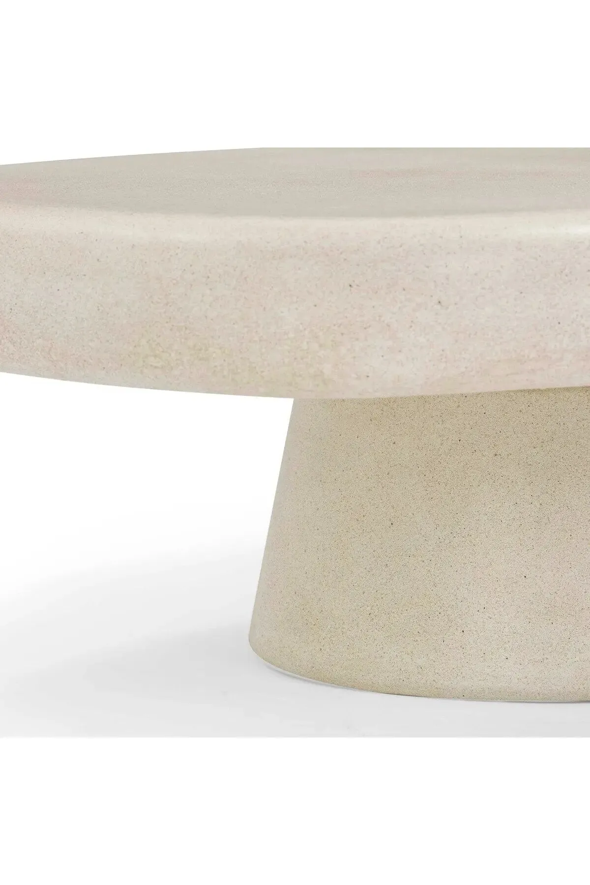 Darial Sandstone Indoor/Outdoor Coffee Table