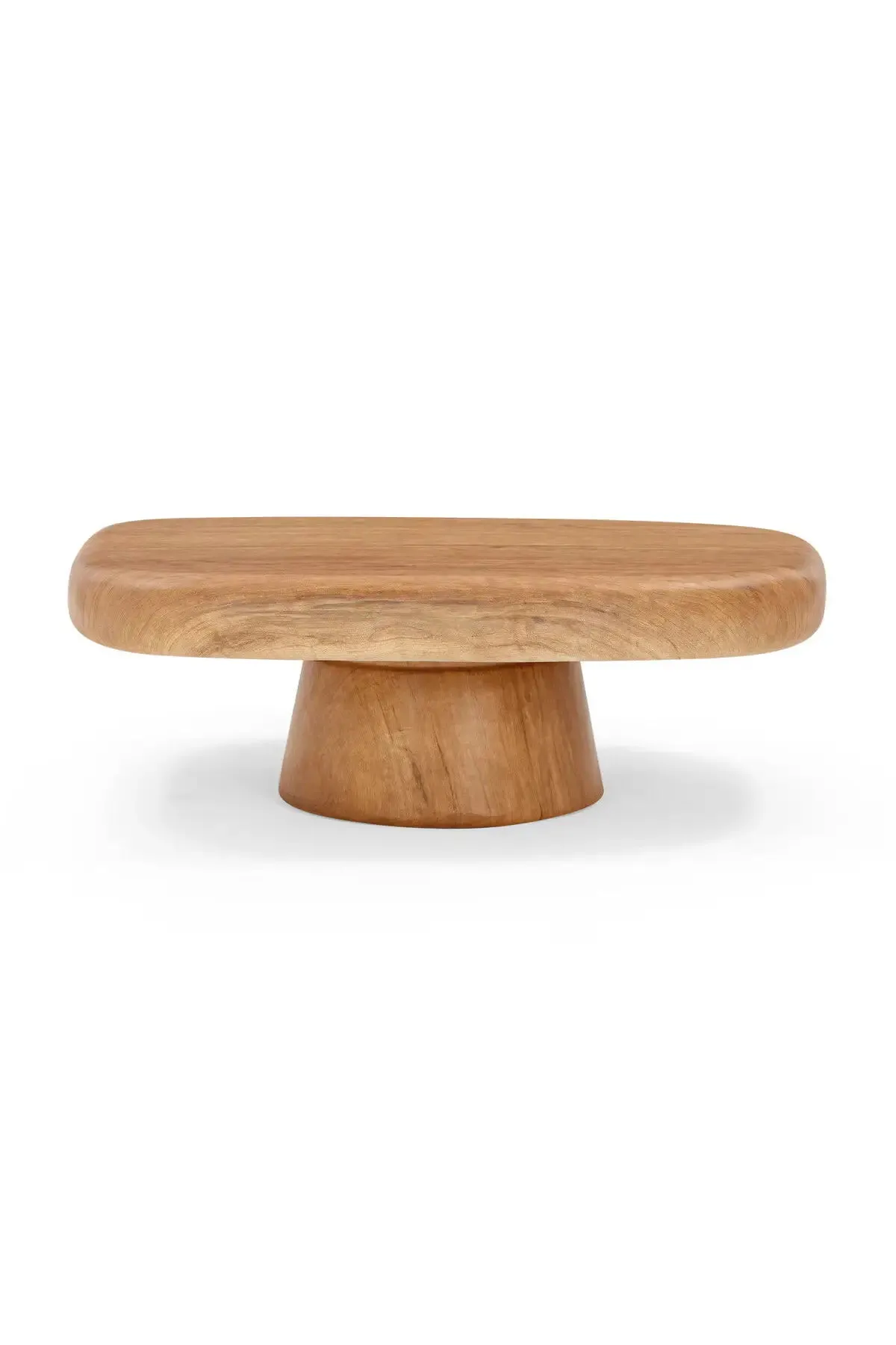 Darial Wood Grain Pattern Indoor/Outdoor Coffee Table