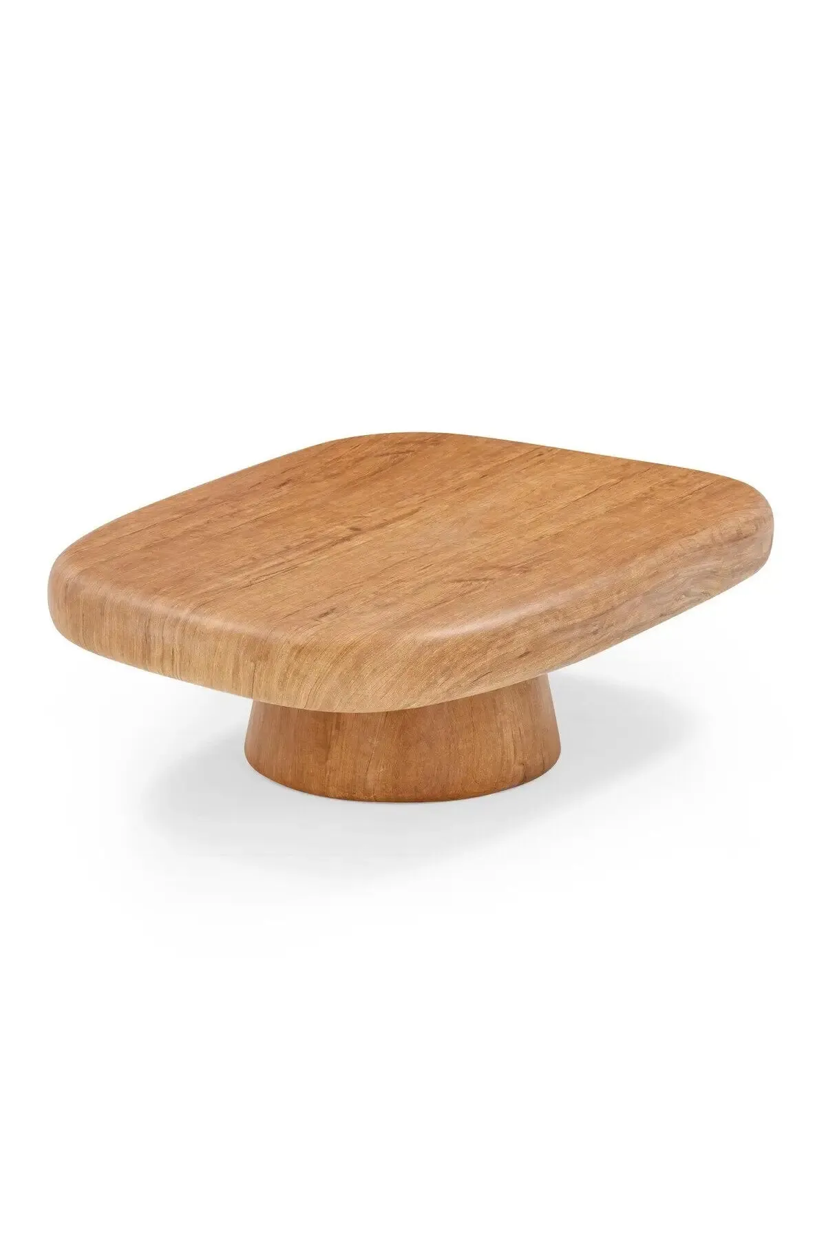 Darial Wood Grain Pattern Indoor/Outdoor Coffee Table