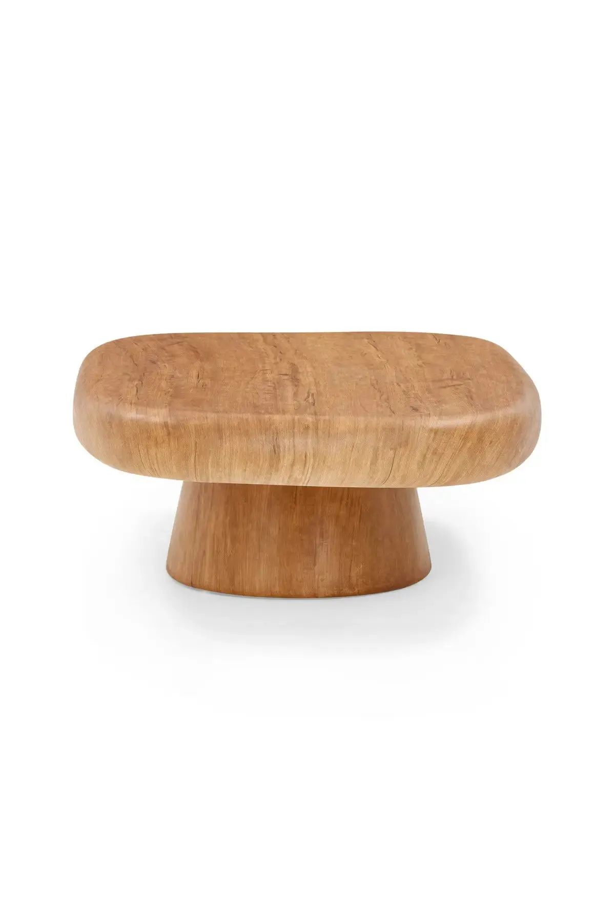 Darial Wood Grain Pattern Indoor/Outdoor Coffee Table