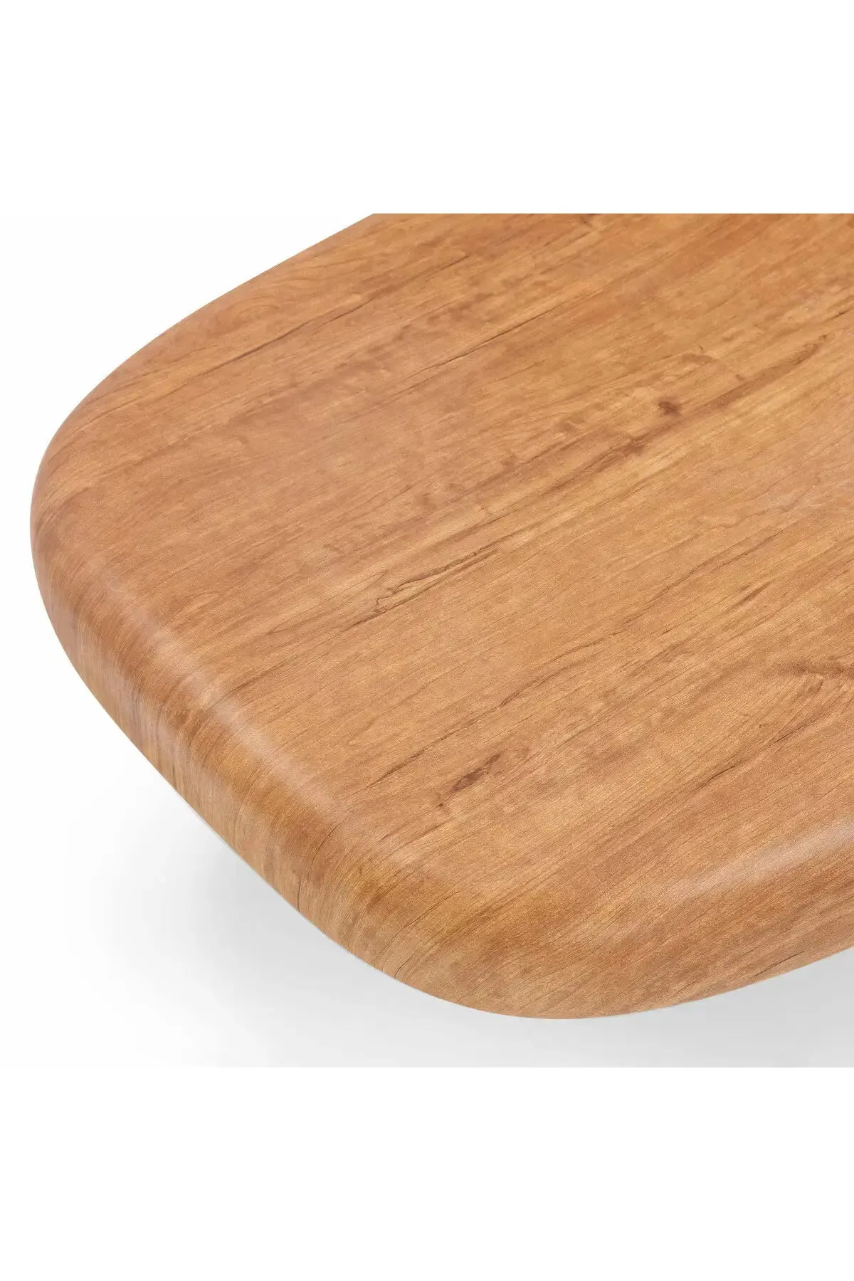 Darial Wood Grain Pattern Indoor/Outdoor Coffee Table