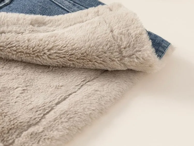 Elliot Winter Plush Denim Jacket