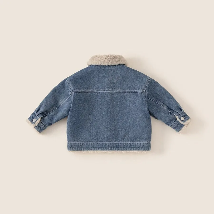 Elliot Winter Plush Denim Jacket