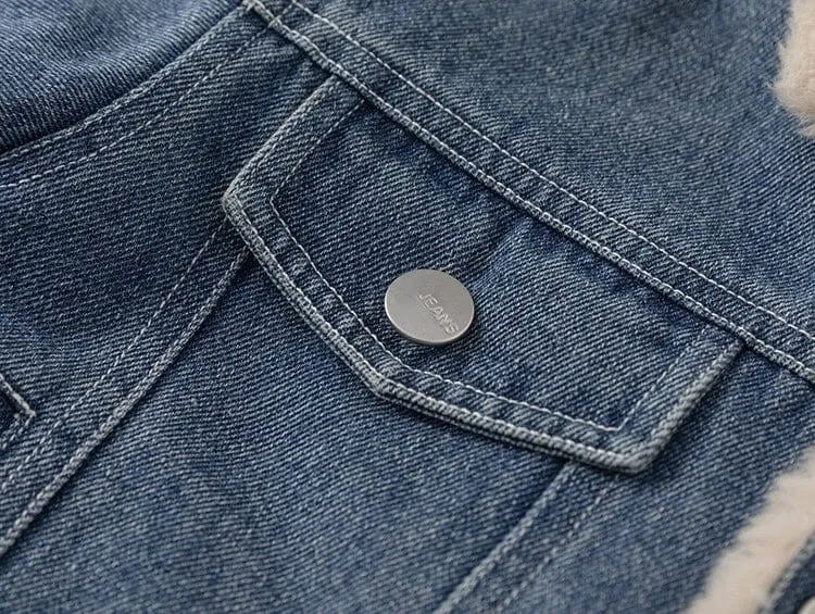 Elliot Winter Plush Denim Jacket