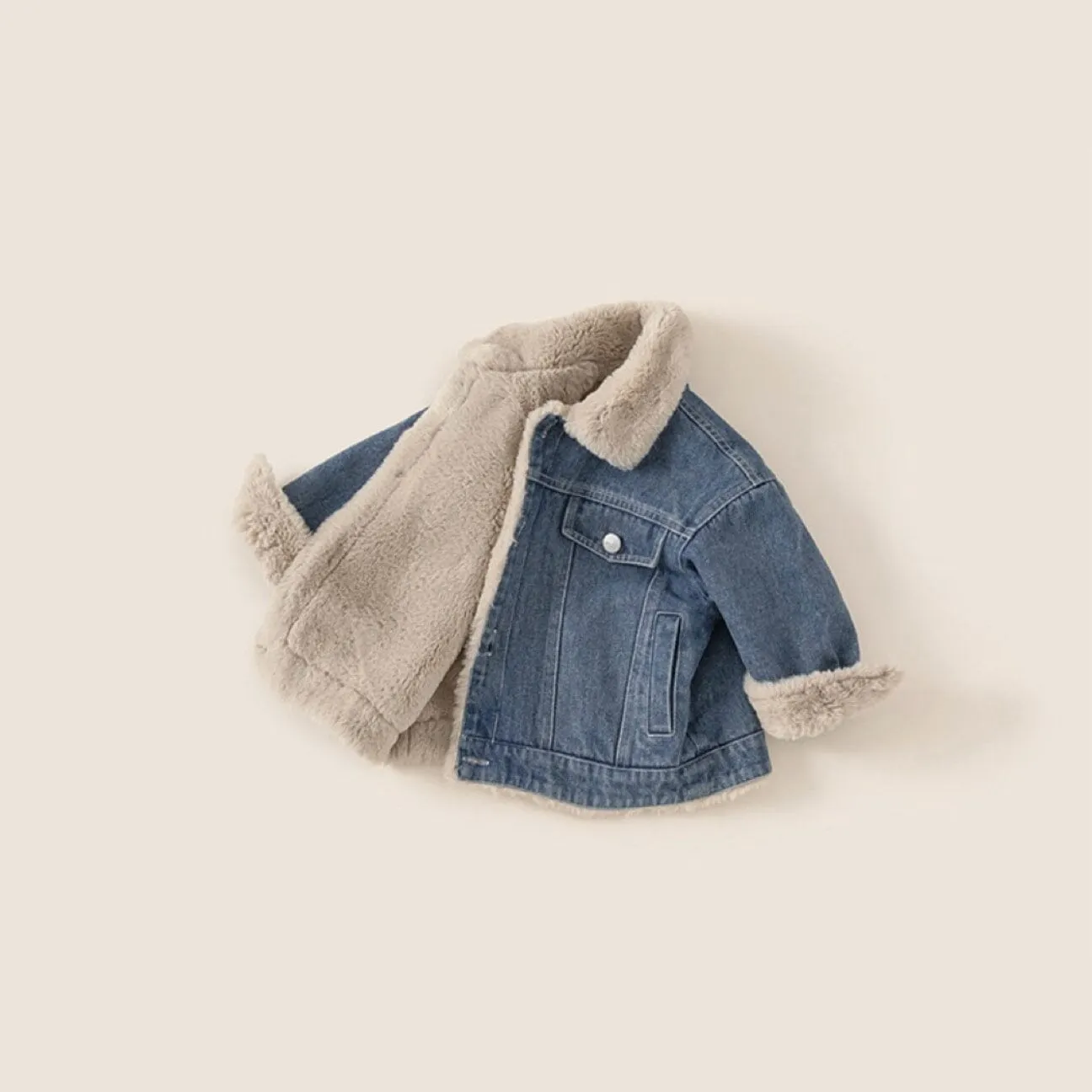 Elliot Winter Plush Denim Jacket