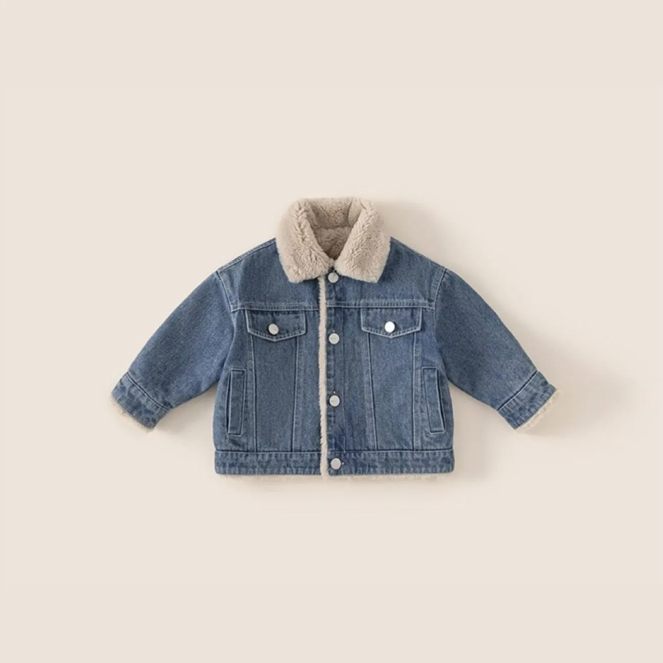 Elliot Winter Plush Denim Jacket