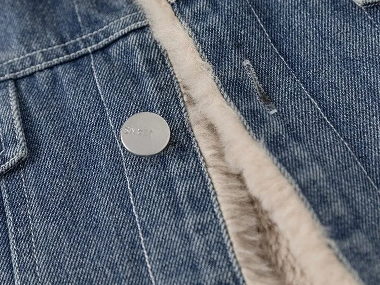 Elliot Winter Plush Denim Jacket