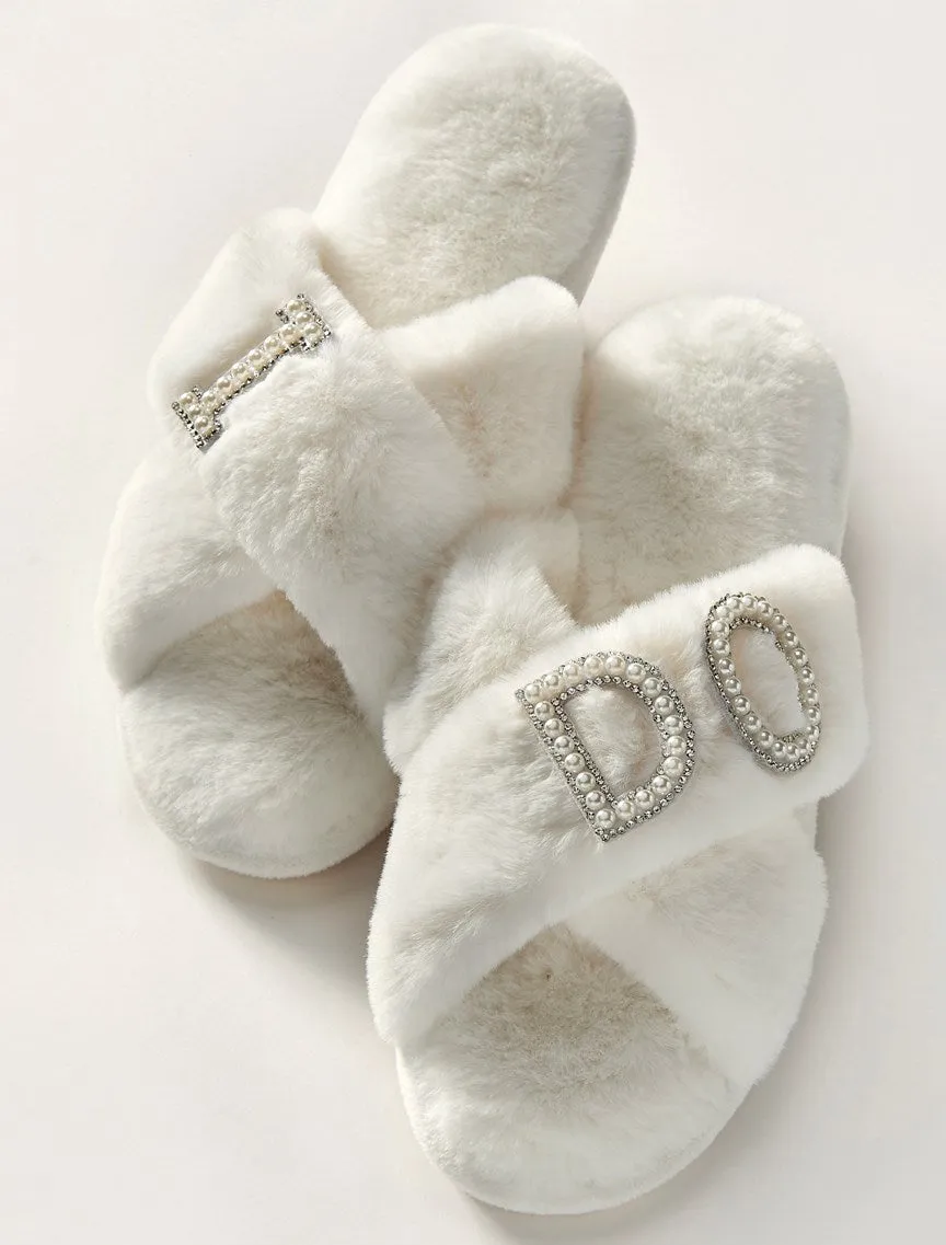 I Do Plush Slippers
