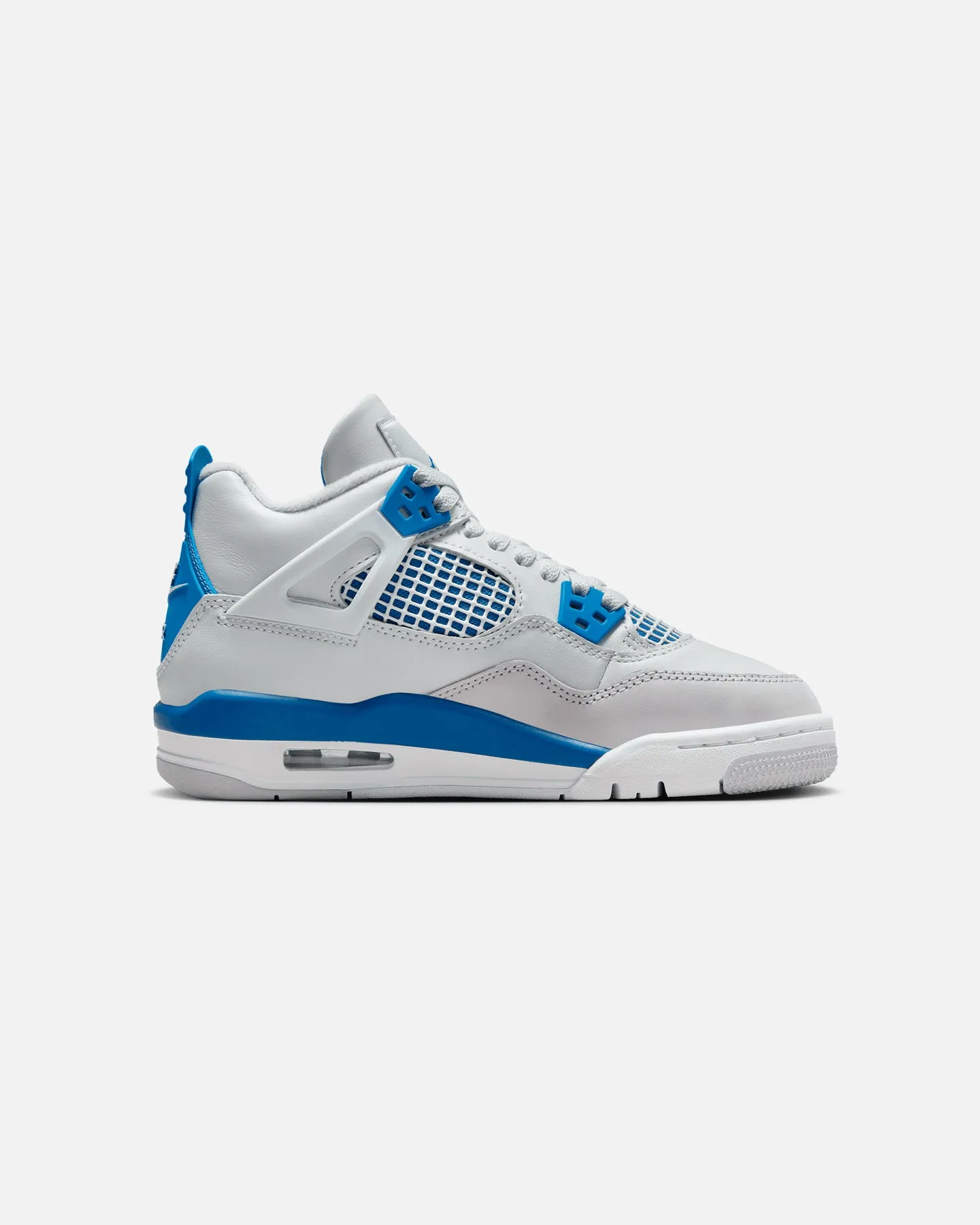 Jordan Kids' Air Jordan 4 Retro (GS) "Industrial Blue" Off White/Industrial Blue