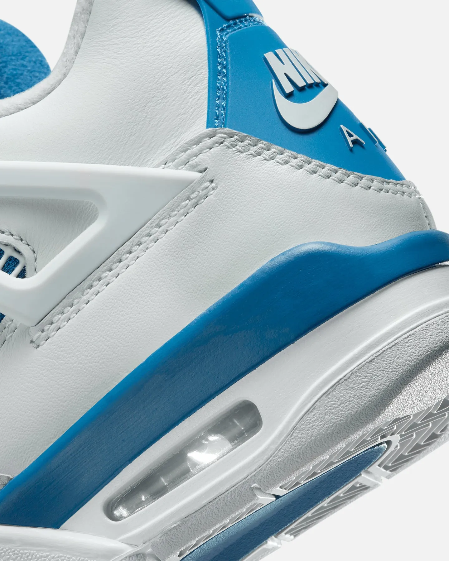 Jordan Kids' Air Jordan 4 Retro (GS) "Industrial Blue" Off White/Industrial Blue