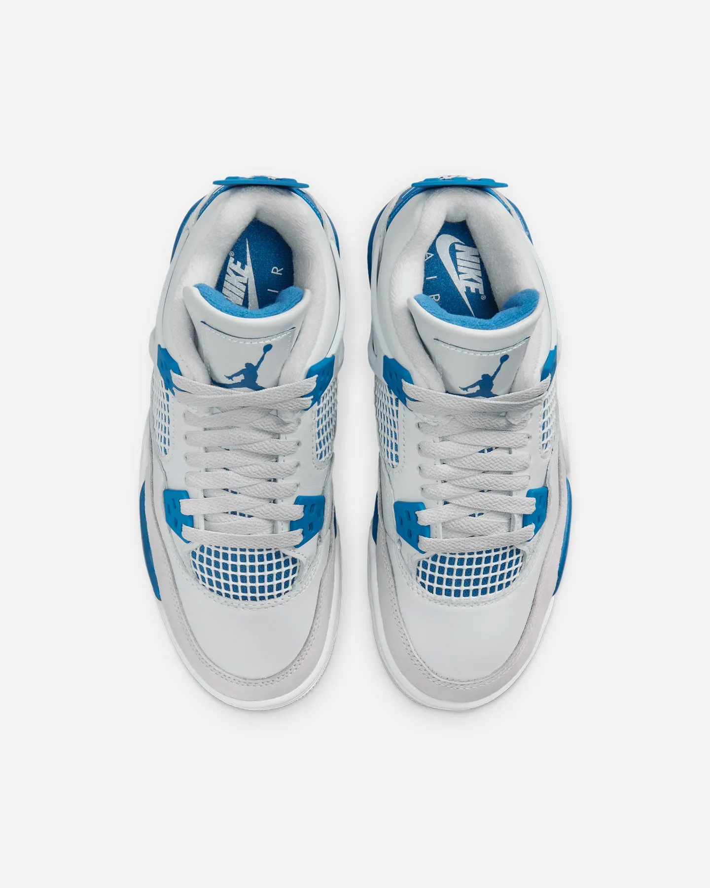 Jordan Kids' Air Jordan 4 Retro (GS) "Industrial Blue" Off White/Industrial Blue