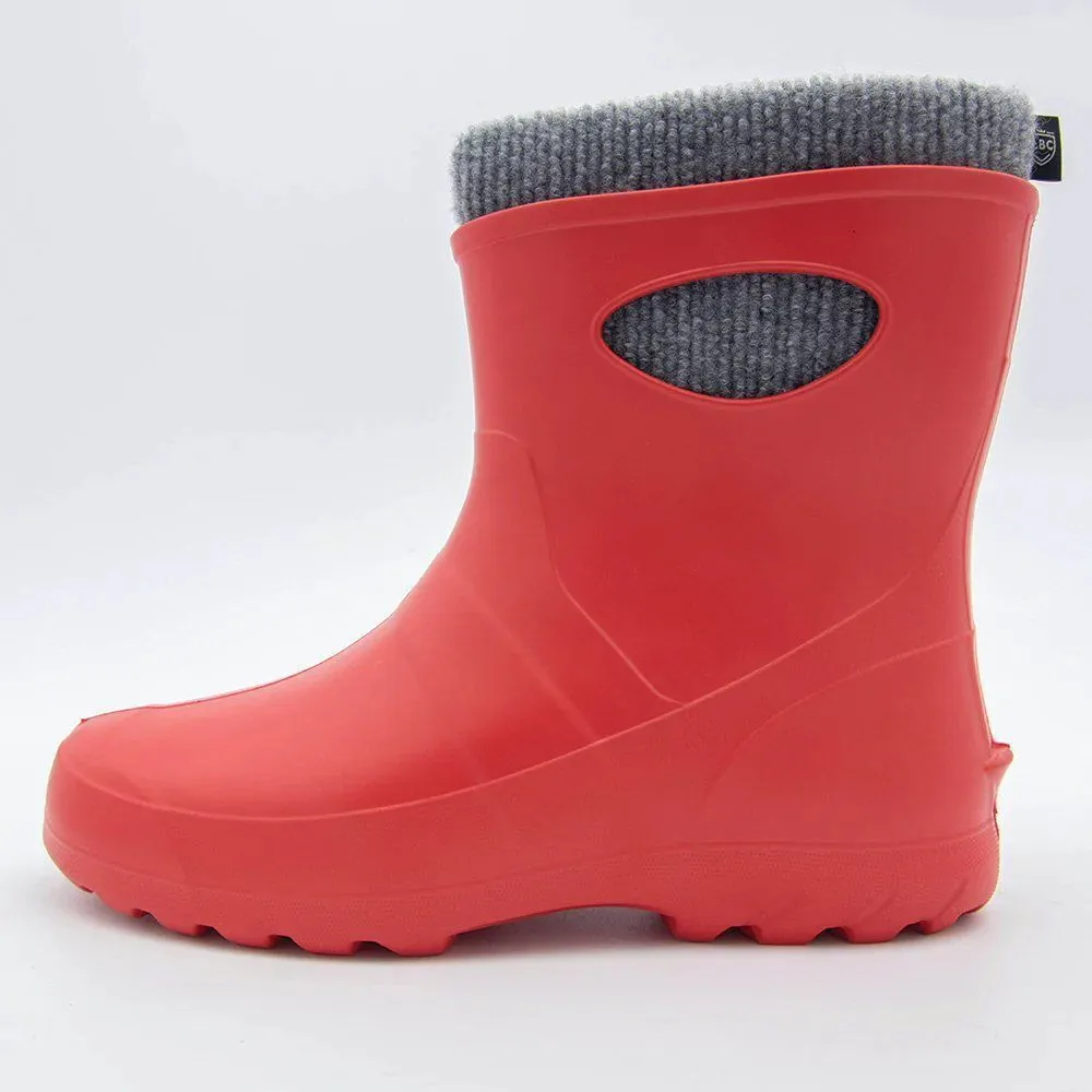 Leon Boots Ultralight Red Ladies Ankle Boots - Size 6