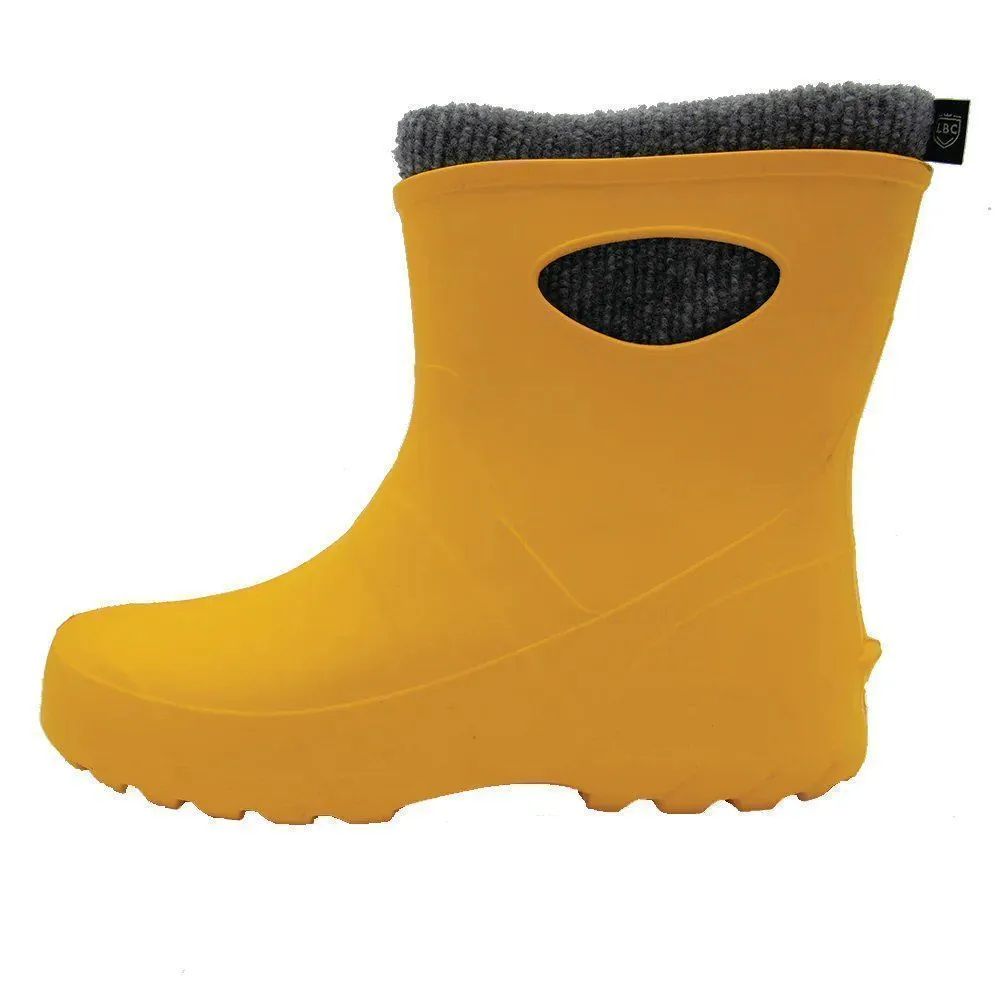 Leon Boots Ultralight Yellow Ladies Ankle Boots - Size 4