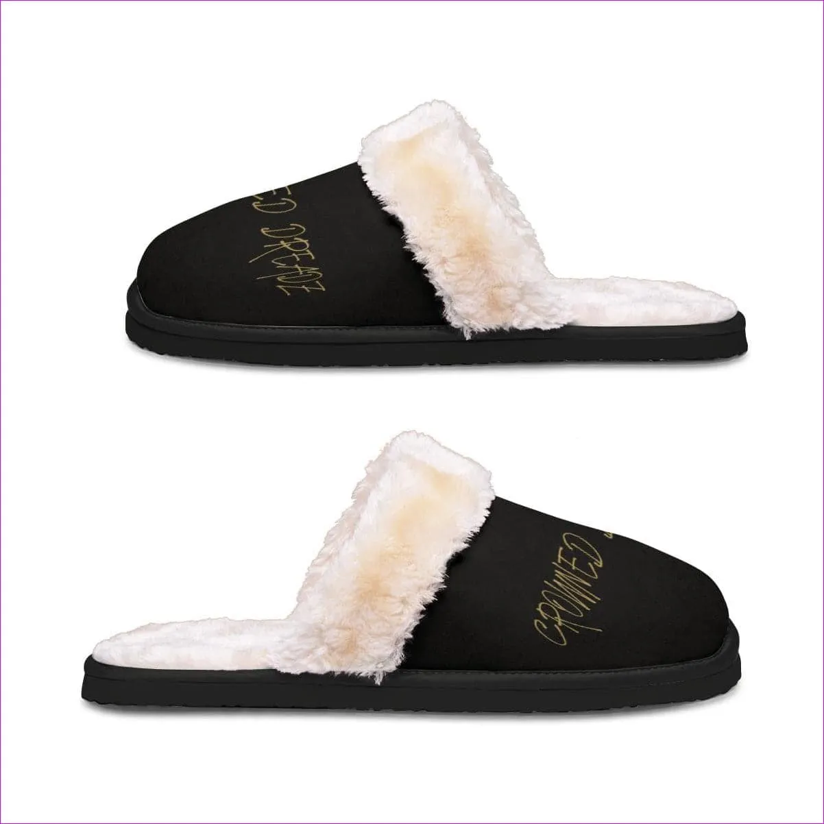 Men's Crowned dreadz Home Plush Slippers