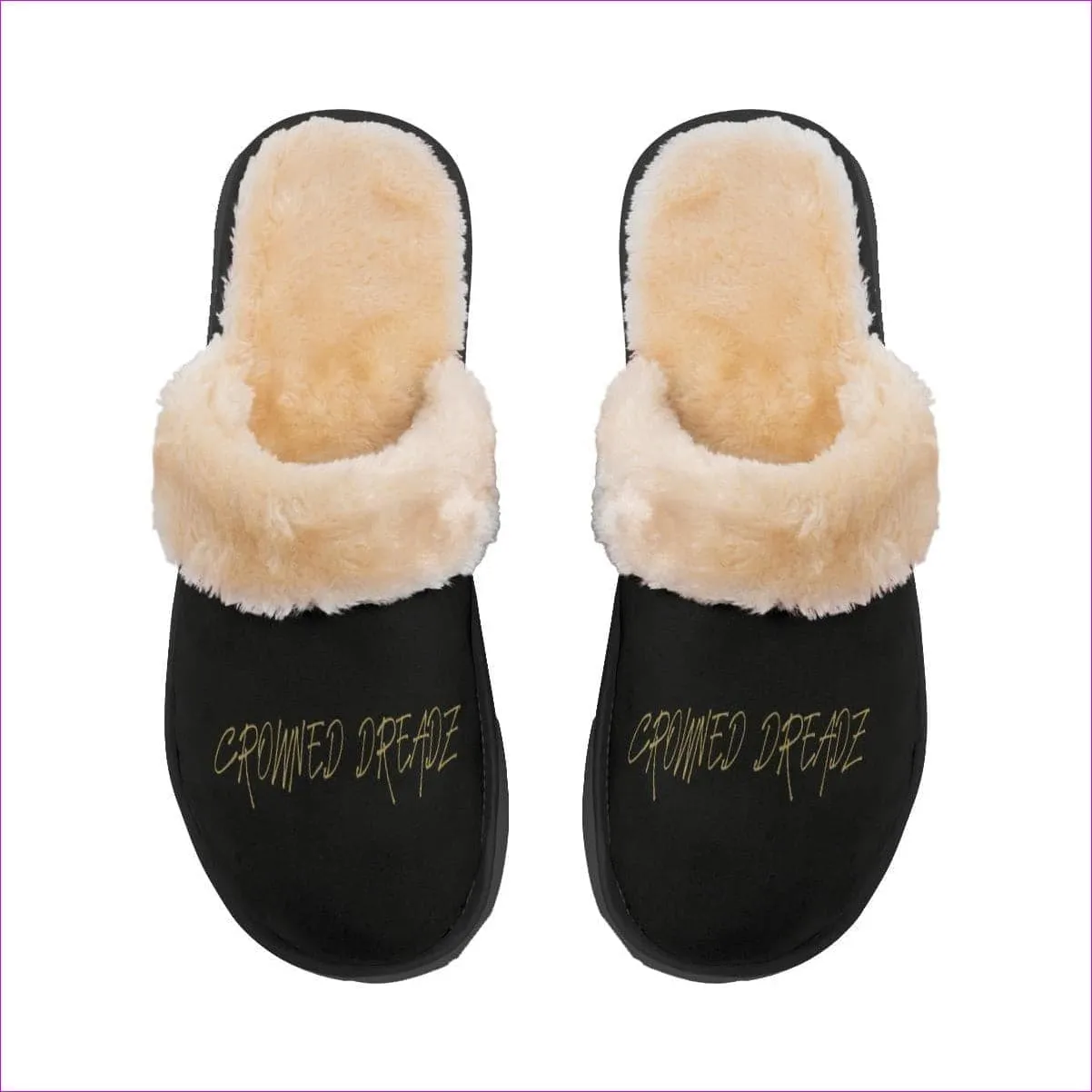 Men's Crowned dreadz Home Plush Slippers