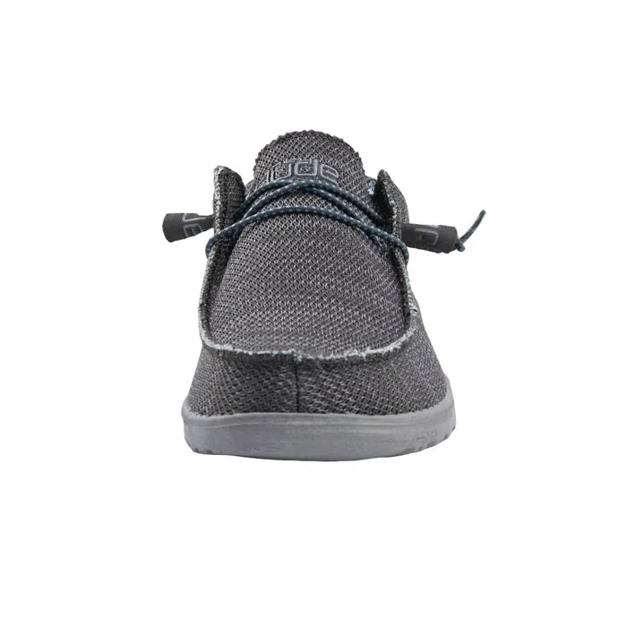 Men's Hey Dude Wally Sox Slip On Loafer in Charcoal
