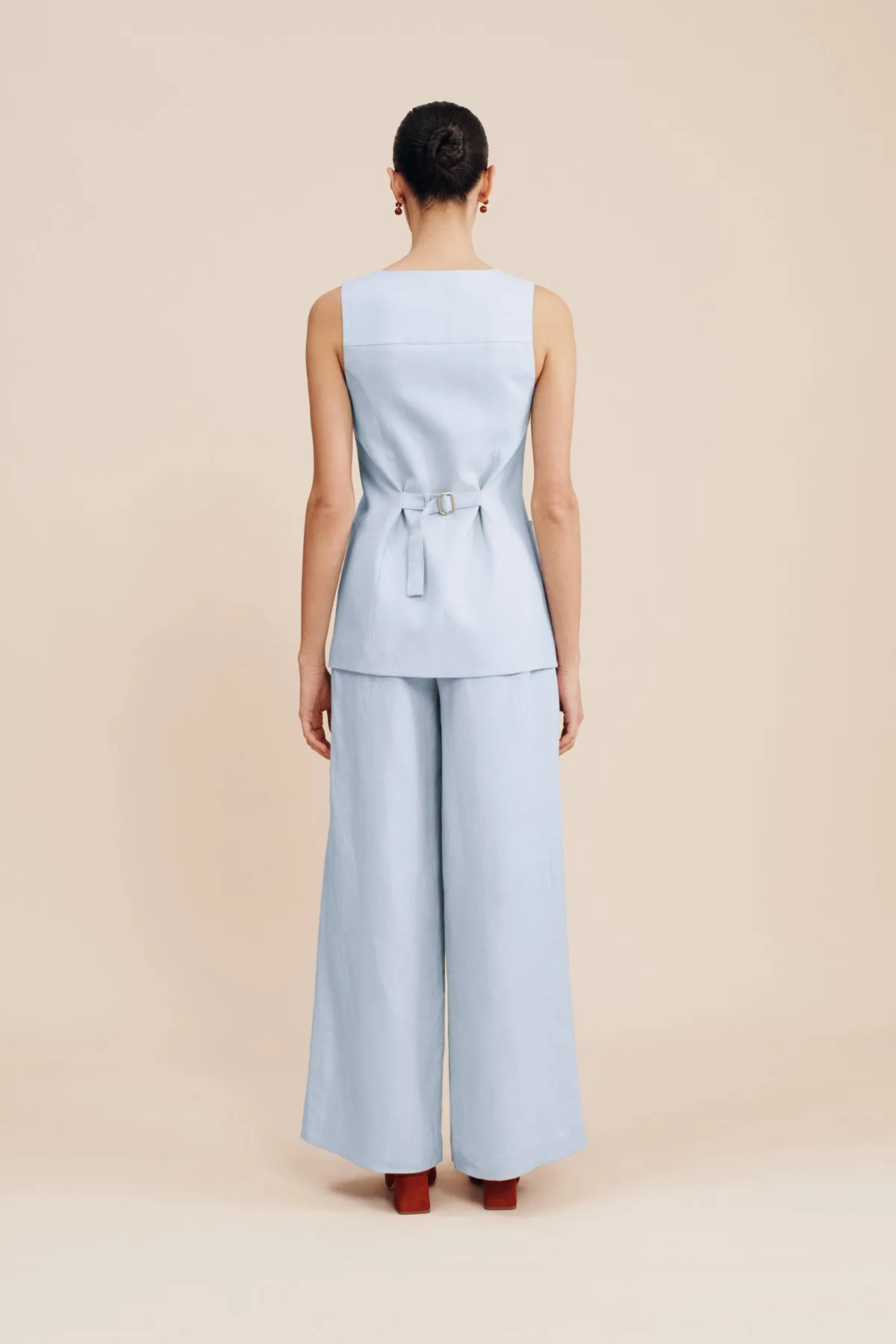 PARKER TROUSER - SILVER BLUE