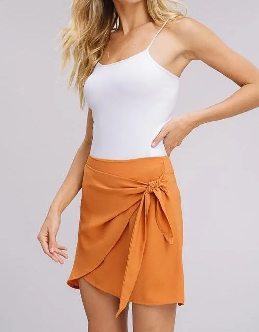 Sit Next to Me Wrap Skirt