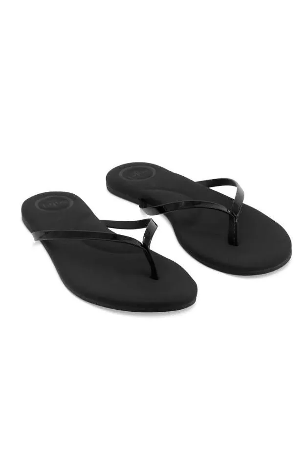 Solei Sea - Indie Sandal - Black Patent Strap