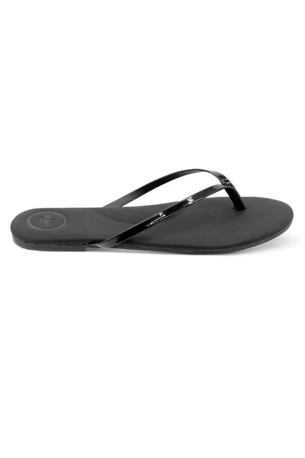 Solei Sea - Indie Sandal - Black Patent Strap