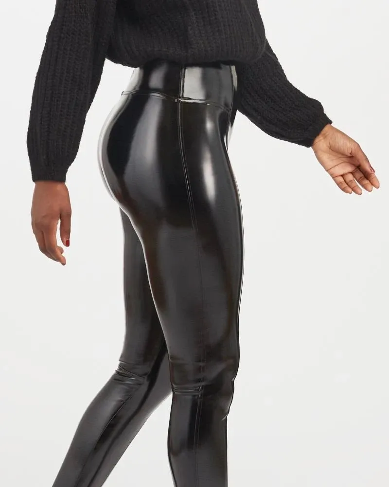 SPANX Faux Patent Leather Leggings