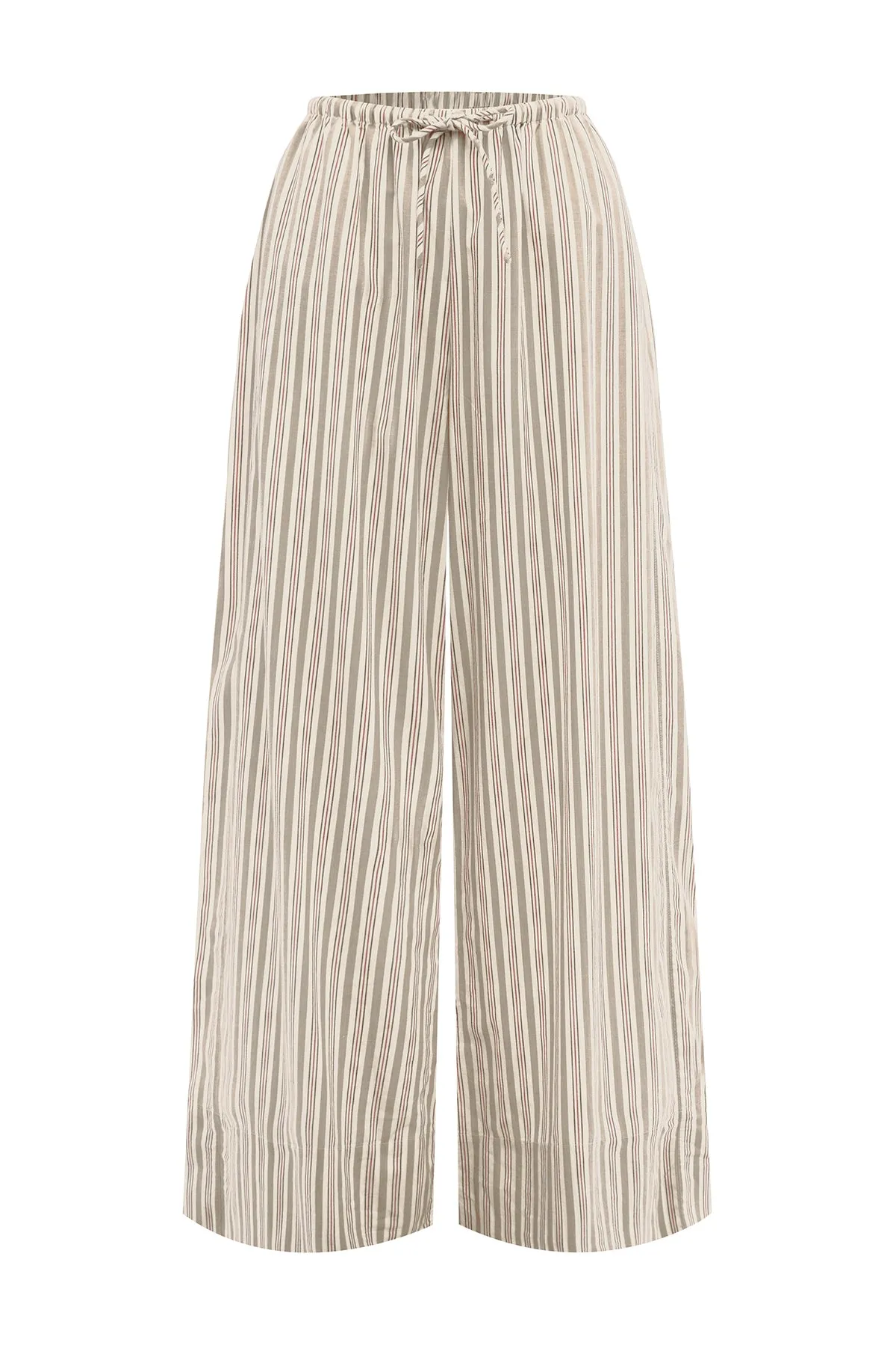VIVIAN PANT - BEIGE STRIPE