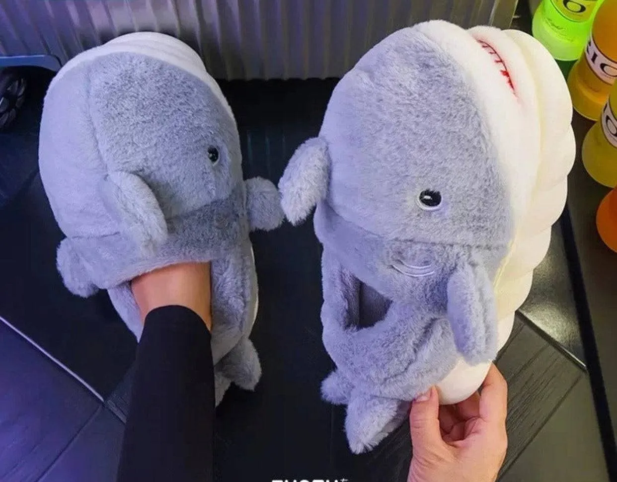 Winter Warm Shoes Plush Lining Indoor Slippers Couples Platform Heel High Top Snow Boots