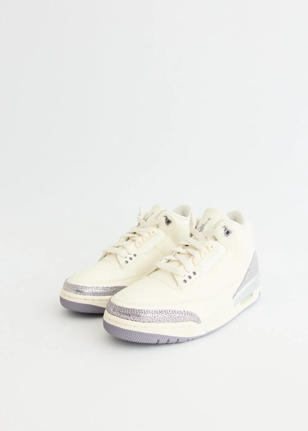 Women's Air Jordan 3 Retro 'Sail Cement Grey' Sneakers